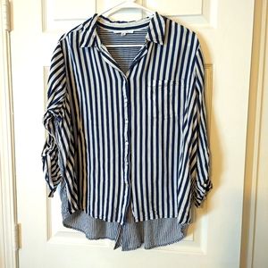 1X Stripped Button Down